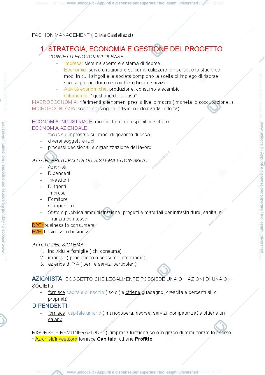 Anteprima pagina 1 — Fashion Mangment 