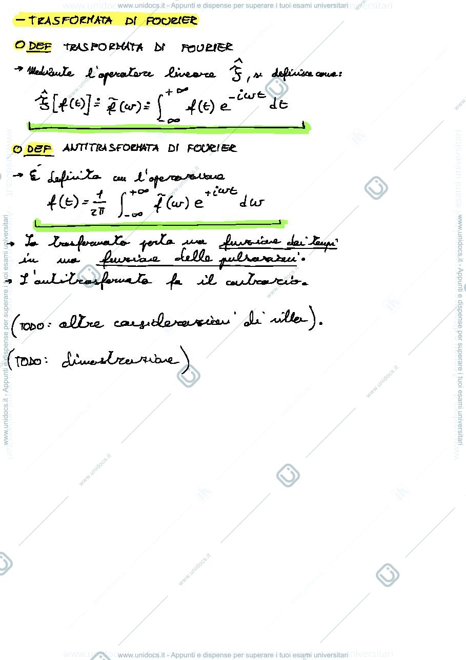 Anteprima pagina 2 — Appunti sul corso