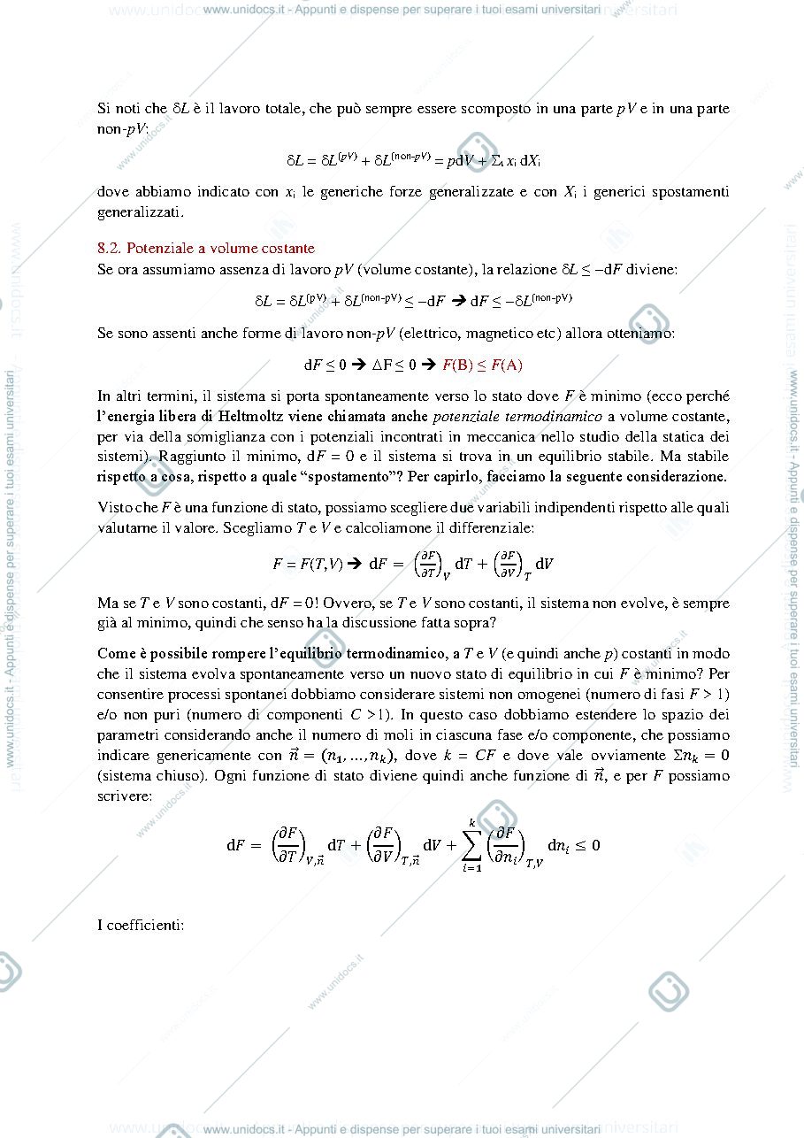 Anteprima pagina 2 — 08_Potenziali Termodinamici
