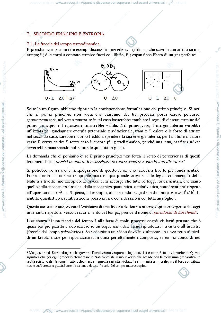 Anteprima pagina 1 — 07_Secondo Principio ed Entropia