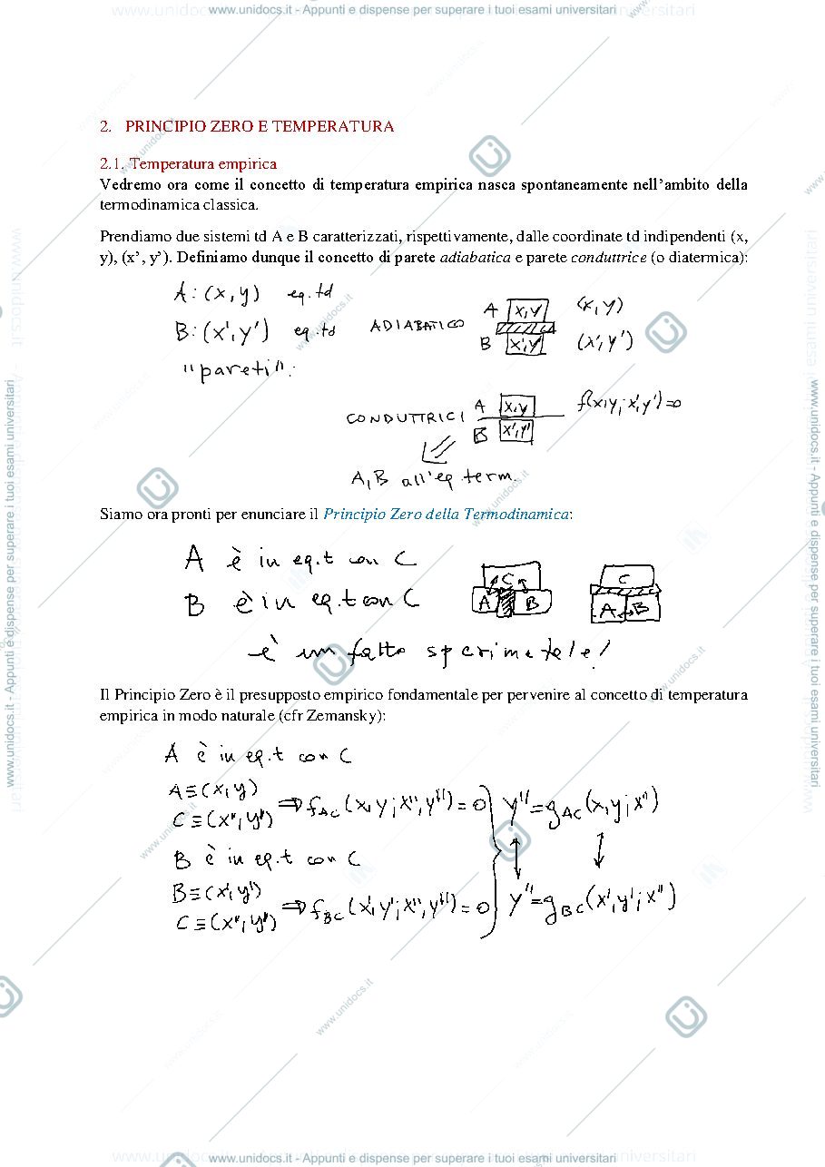 Anteprima pagina 1 — 02_Principio zero e temperatura