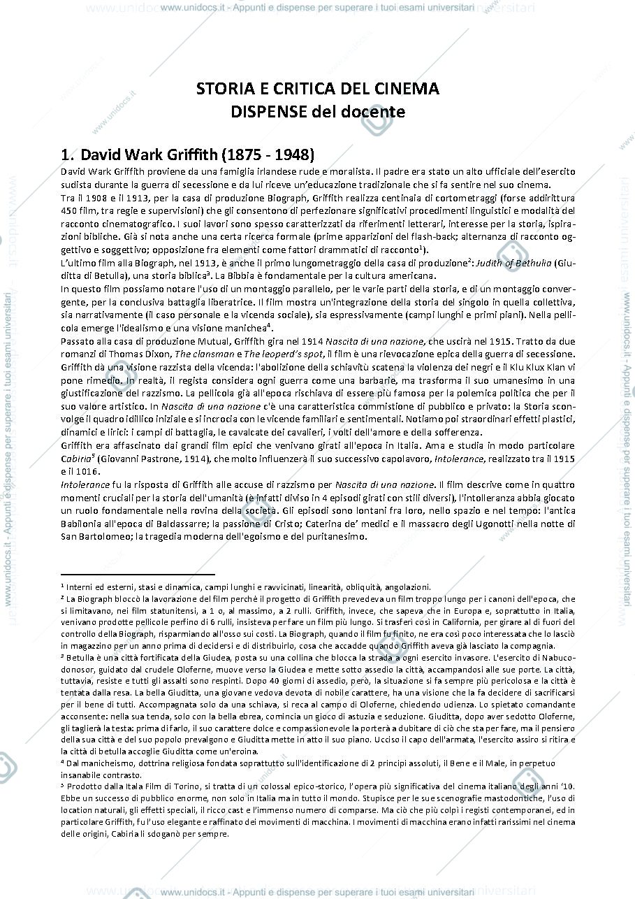 Anteprima pagina 1 — Riassunto Dispense