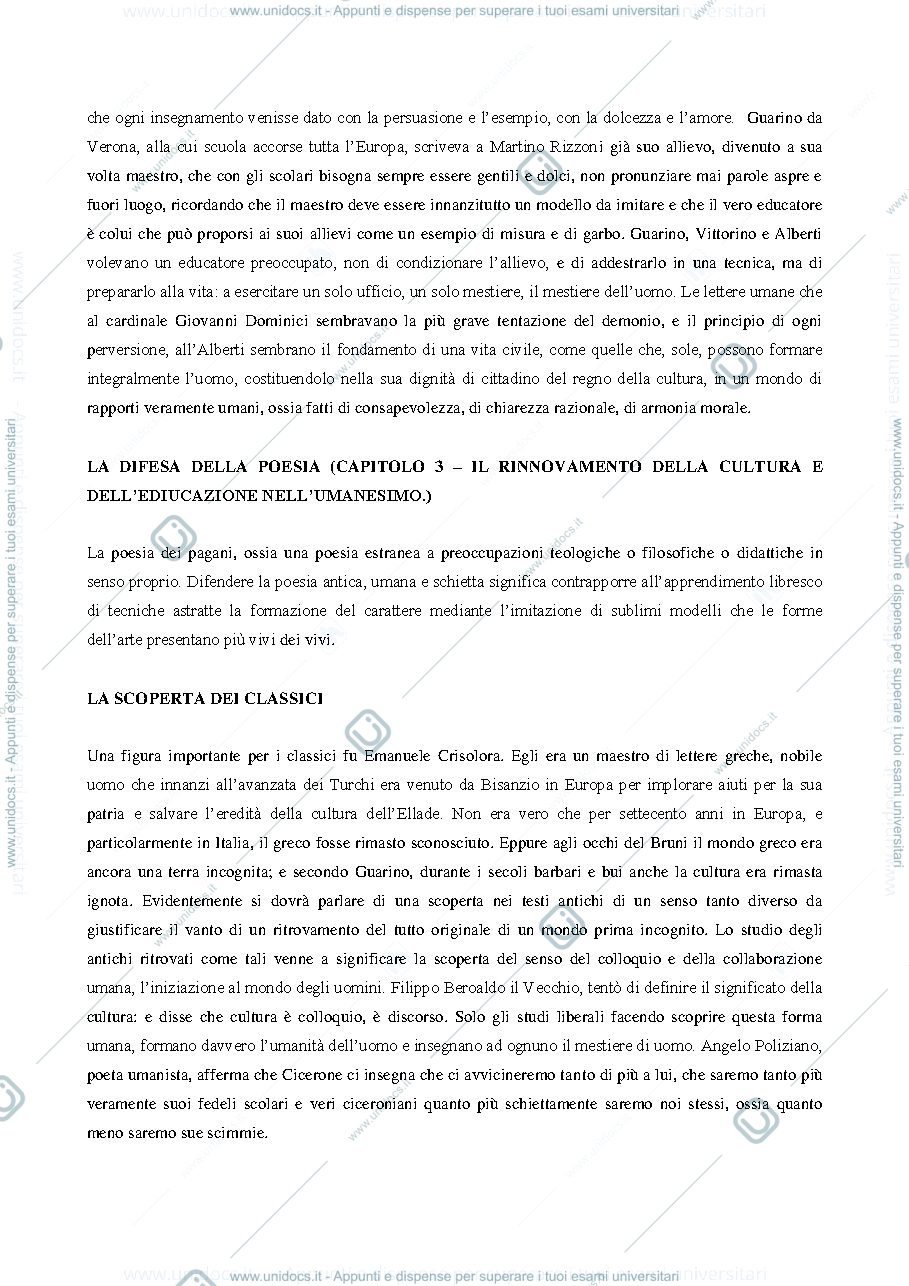 Anteprima pagina 3 — Riassunto Filologia del Testo