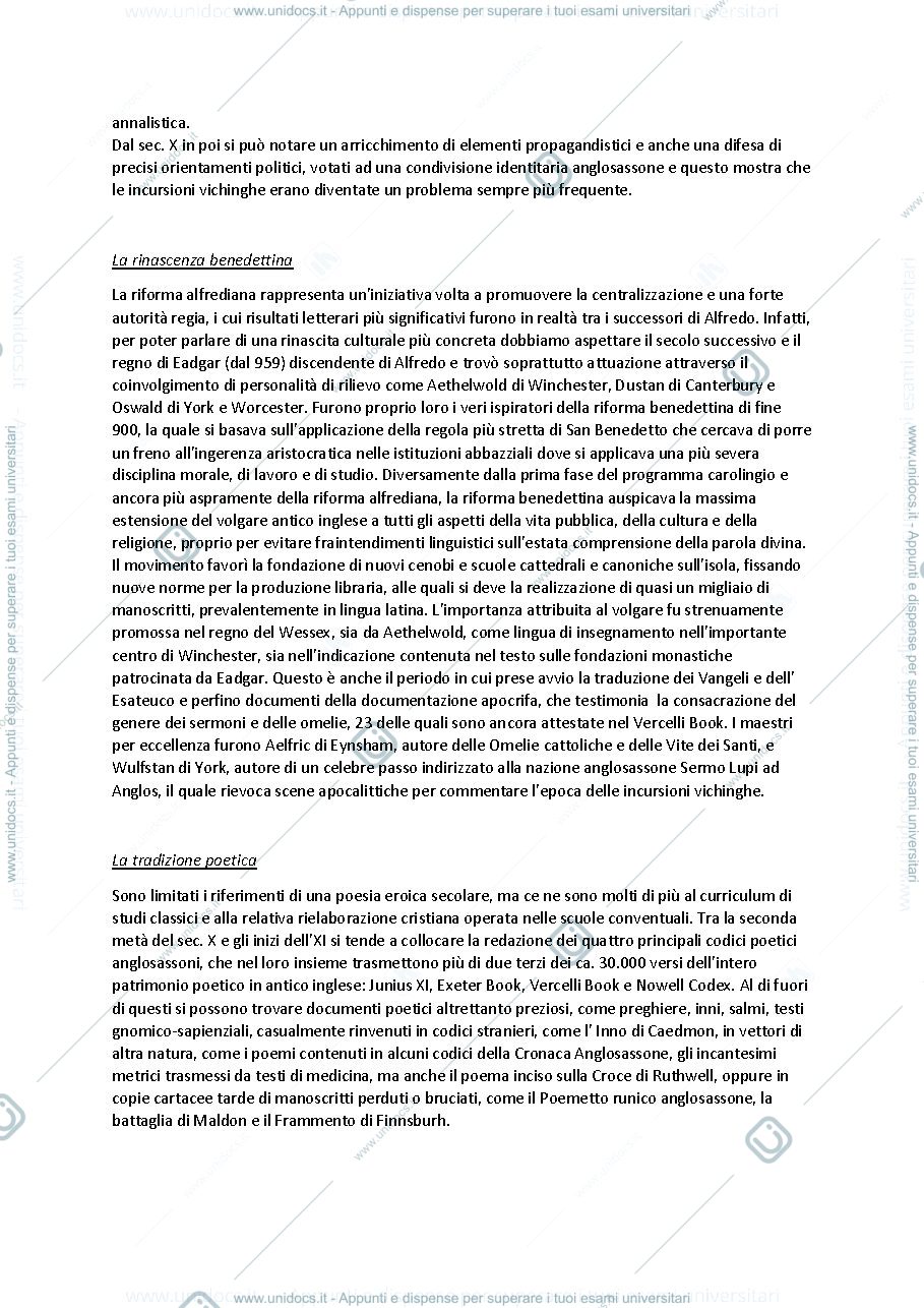 Anteprima pagina 3 — Riassunto Cap. 3 di "Medioevo volgare germanico"
