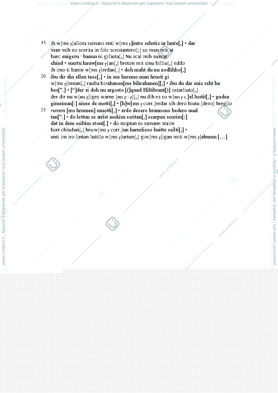 Anteprima pagina 2 — Hildebrandslied – Il Carme di Ildebrando