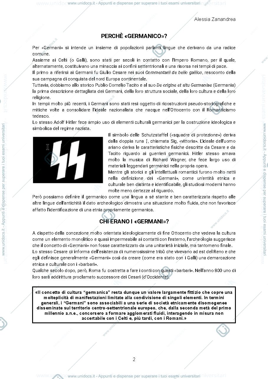 Anteprima pagina 2 — FILOLOGIA GERMANICA – LINGUISTICA