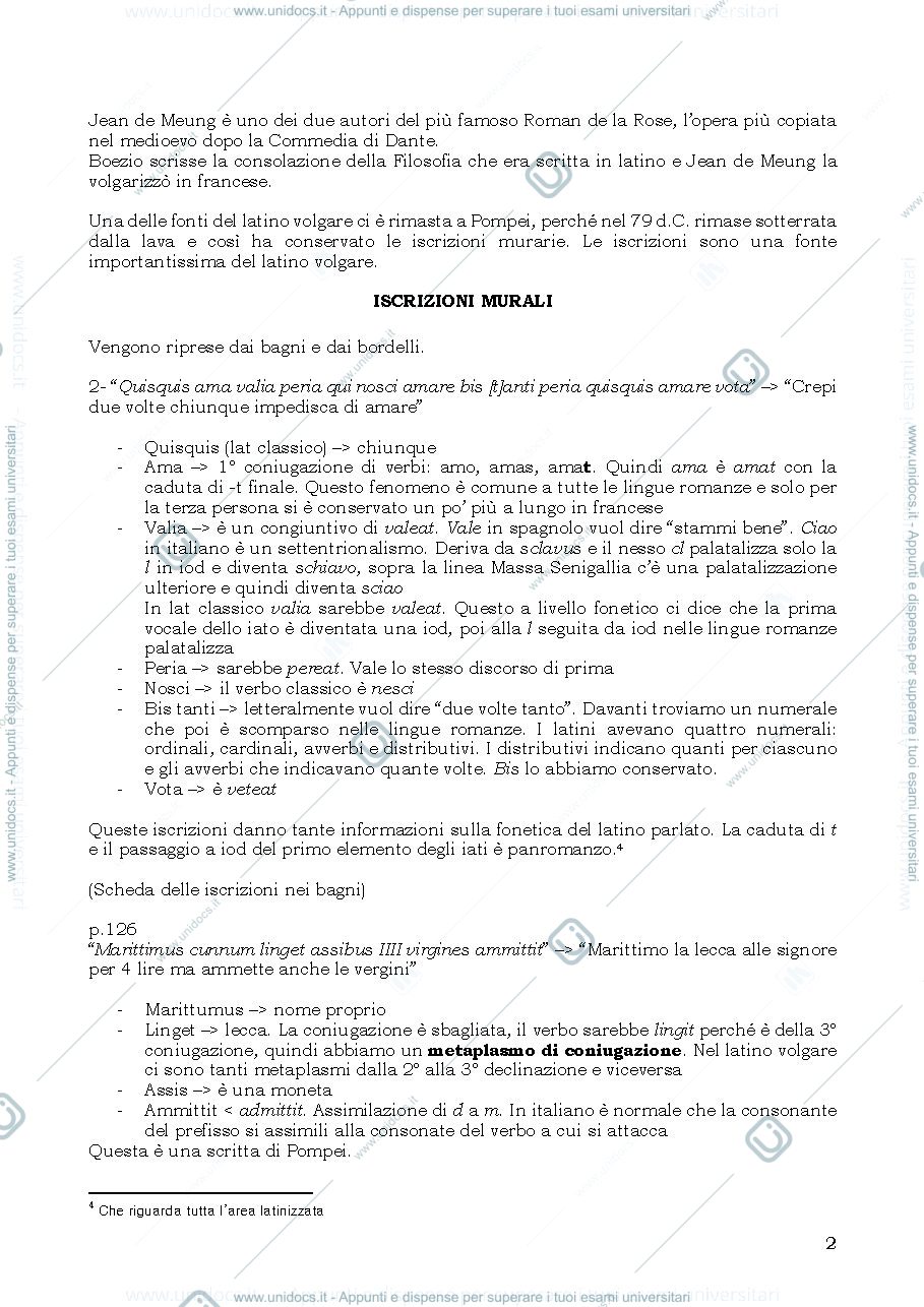 Anteprima pagina 2 — Lingue romanze e analisi dei testi medievali