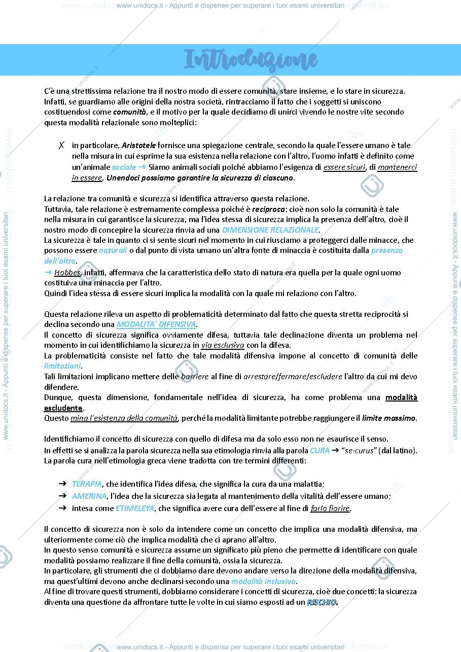 Anteprima pagina 2 — Comunità e sicurezza: un'endiadi complessa - Maria Borrello