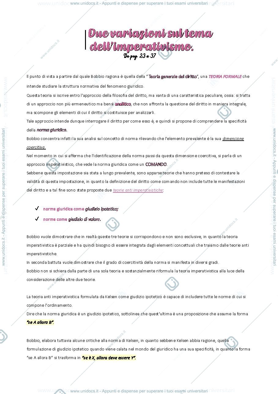 Anteprima pagina 1 — Manuale di Filosofia del Diritto - Borrello, Nerhot
