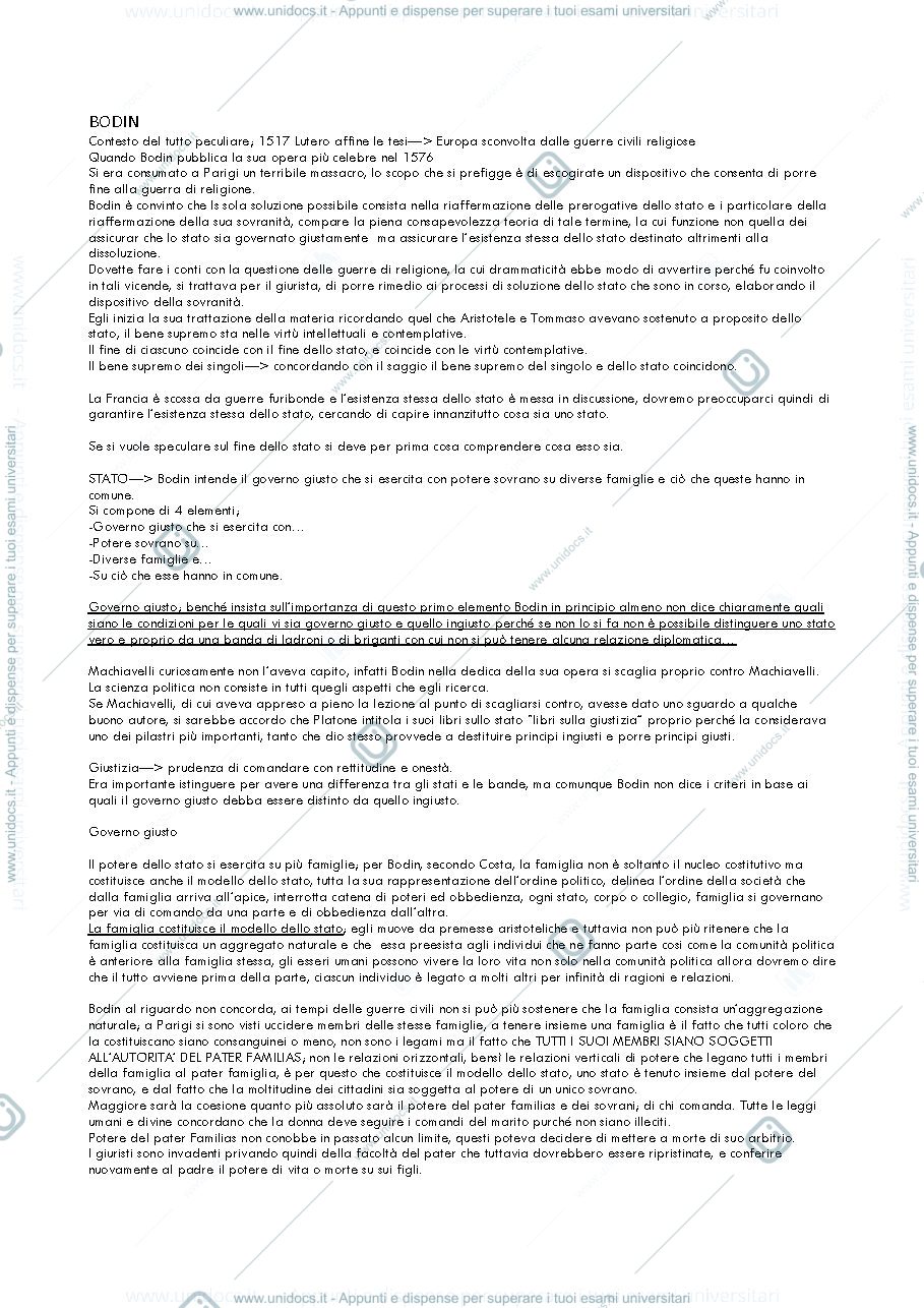 Anteprima pagina 1 — Appunti Filosofia del diritto 