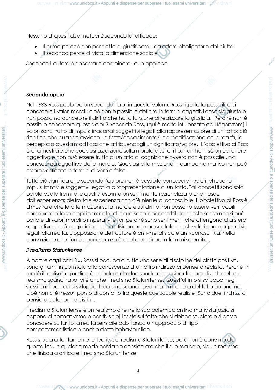 Anteprima pagina 4 — Filosofia del Diritto Ross