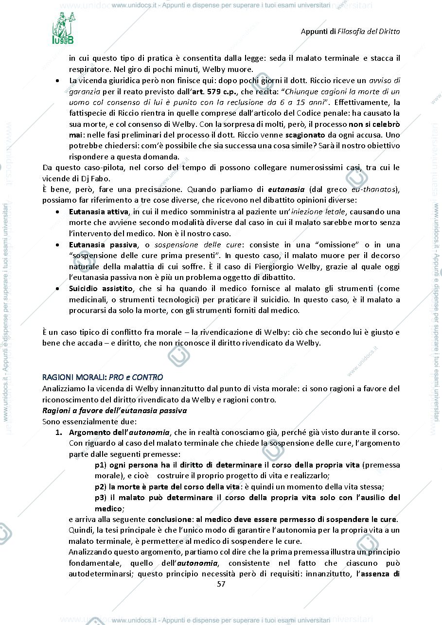 Anteprima pagina 2 — filosofia del diritti II parte