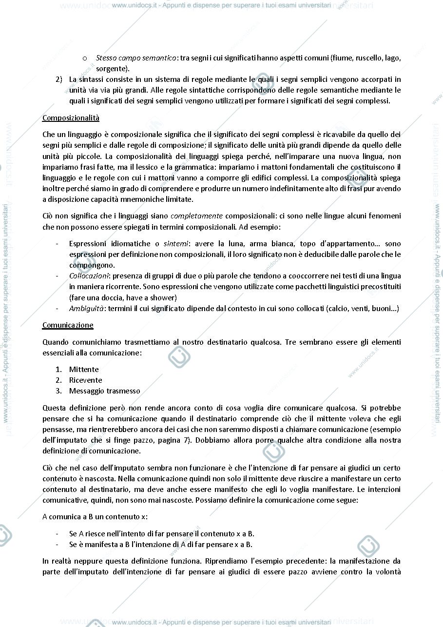 Anteprima pagina 2 — Filosofia del linguaggio - Frigerio