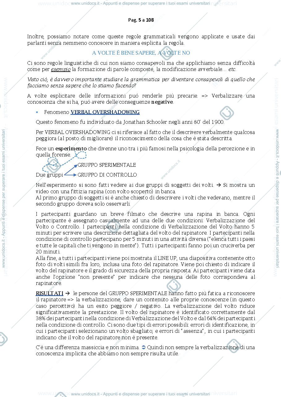 Anteprima pagina 5 — Filosofia del linguaggio-secondo modulo
