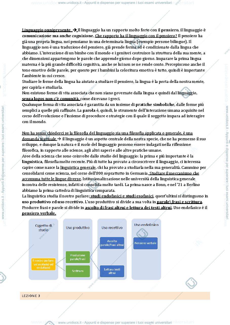Anteprima pagina 3 — Appunti filosofia del linguaggio 