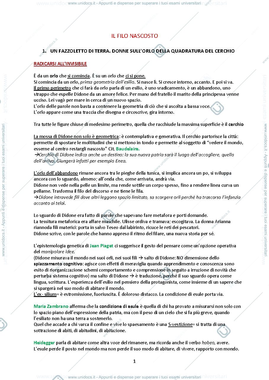 Anteprima pagina 1 — Il filo nascosto, Emanuela Mancino