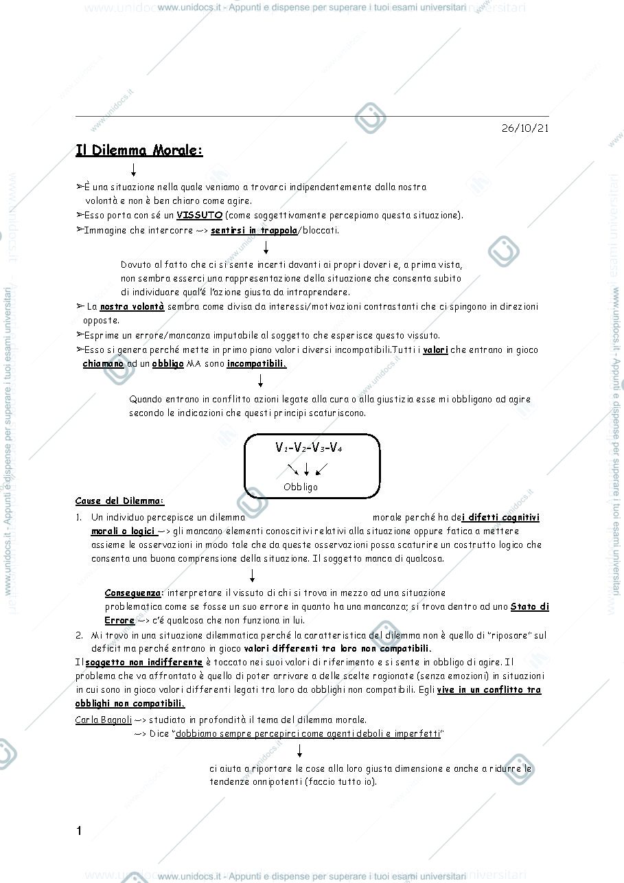 Anteprima pagina 1 — appunti di filosofia dell'educazione parte 3 