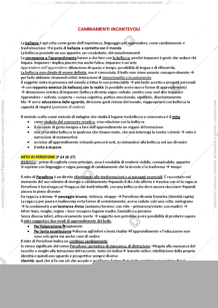 Anteprima pagina 1 — Cambiamenti incantevoli, Emanuela Mancino