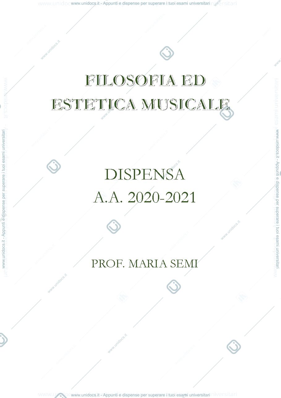 Anteprima pagina 1 — Dispensa professoressa Semi
