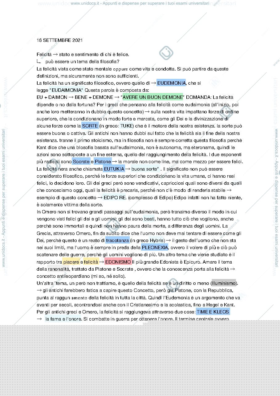 Anteprima pagina 1 — Storia della filosofia -introduzione 