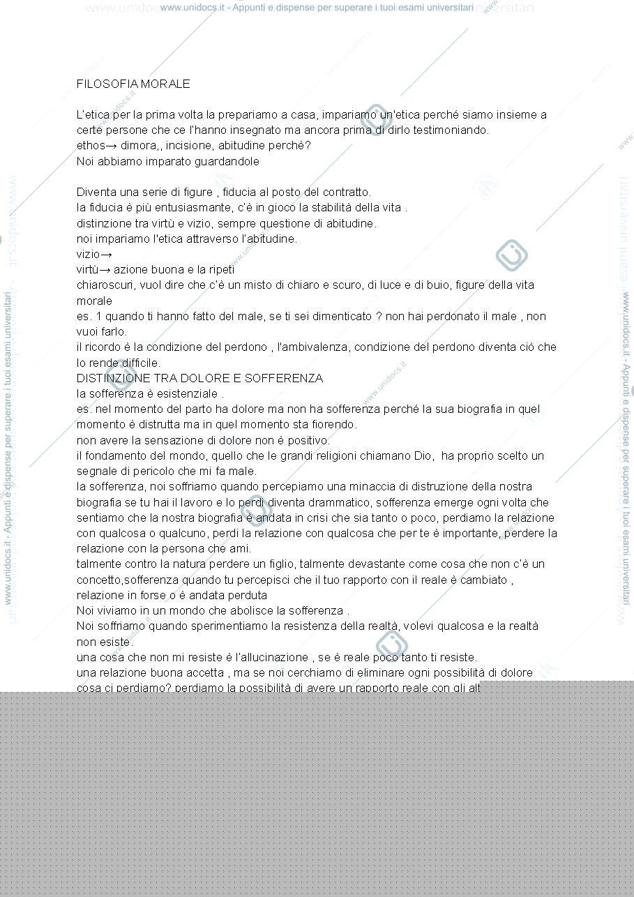 Anteprima pagina 1 — filosofia morale 