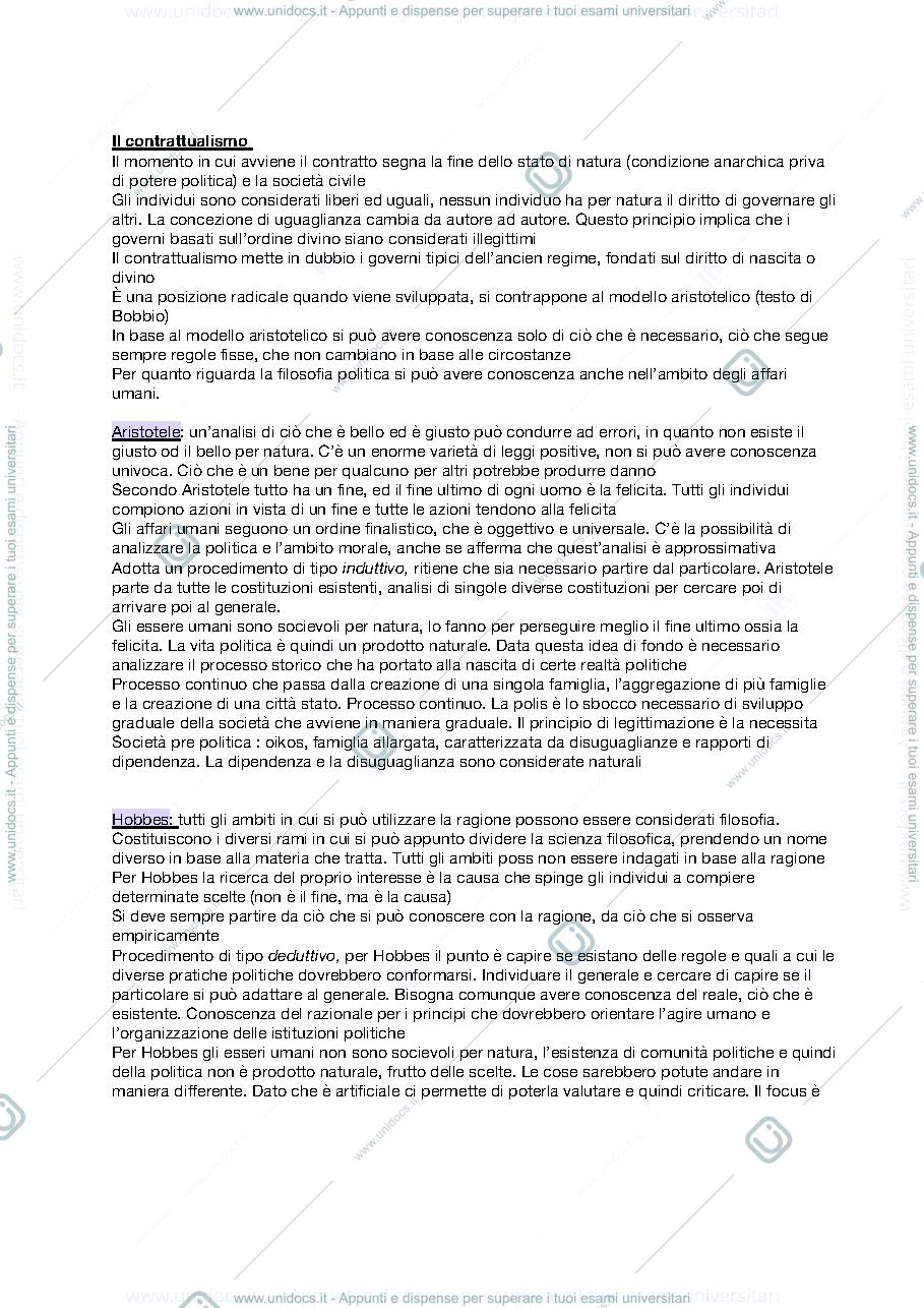 Anteprima pagina 3 — Appunti filosofia politica