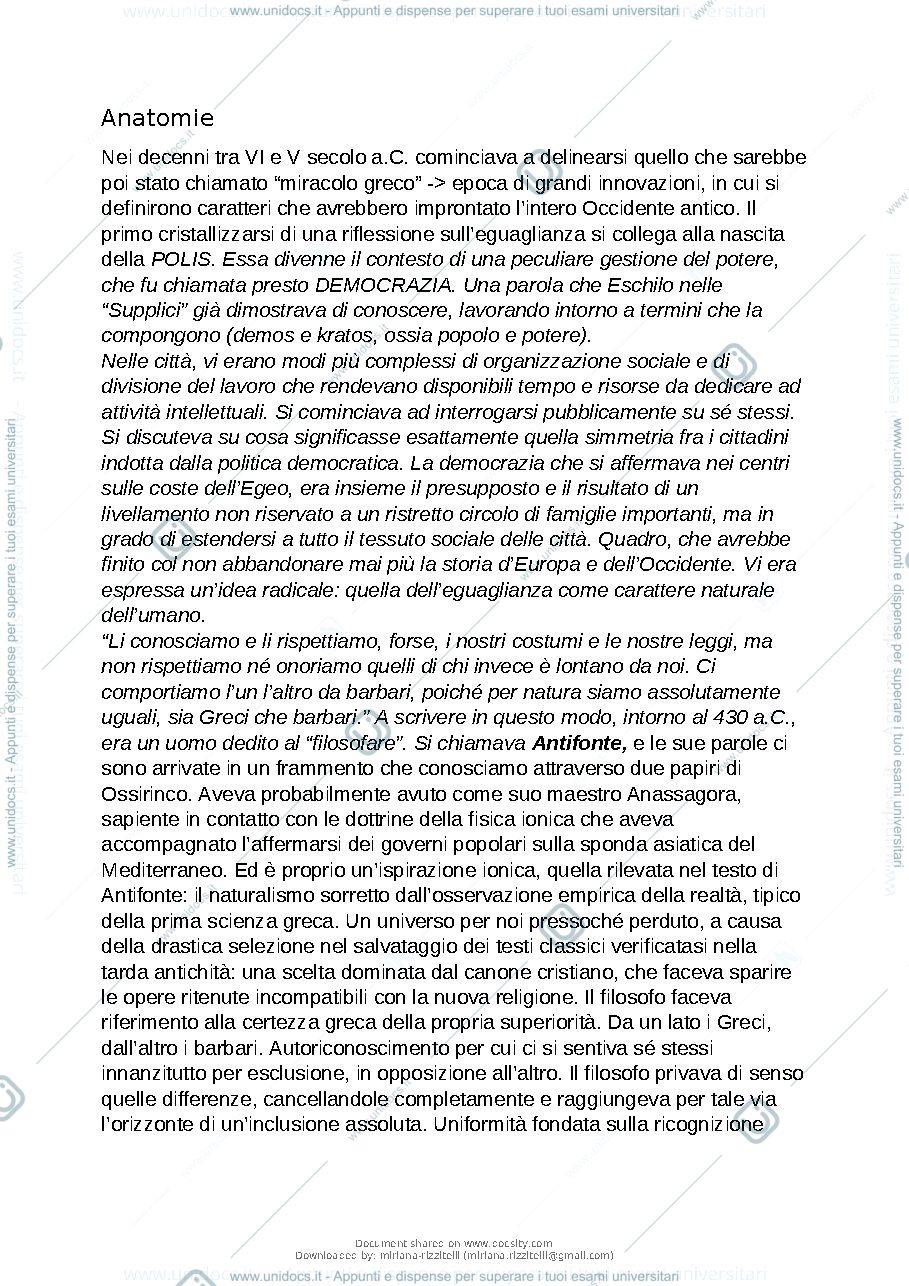 Anteprima pagina 2 — Riassunto libro Eguaglianza, Aldo Schiavone