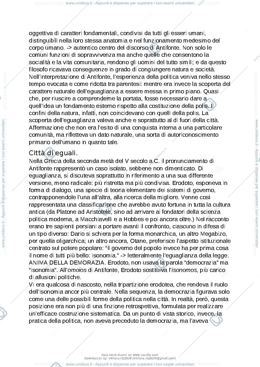 Anteprima pagina 3 — Riassunto libro Eguaglianza, Aldo Schiavone