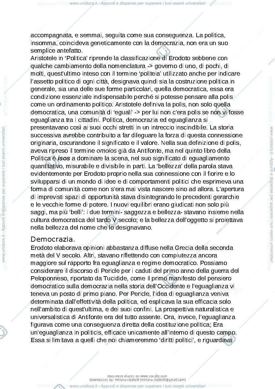 Anteprima pagina 4 — Riassunto libro Eguaglianza, Aldo Schiavone