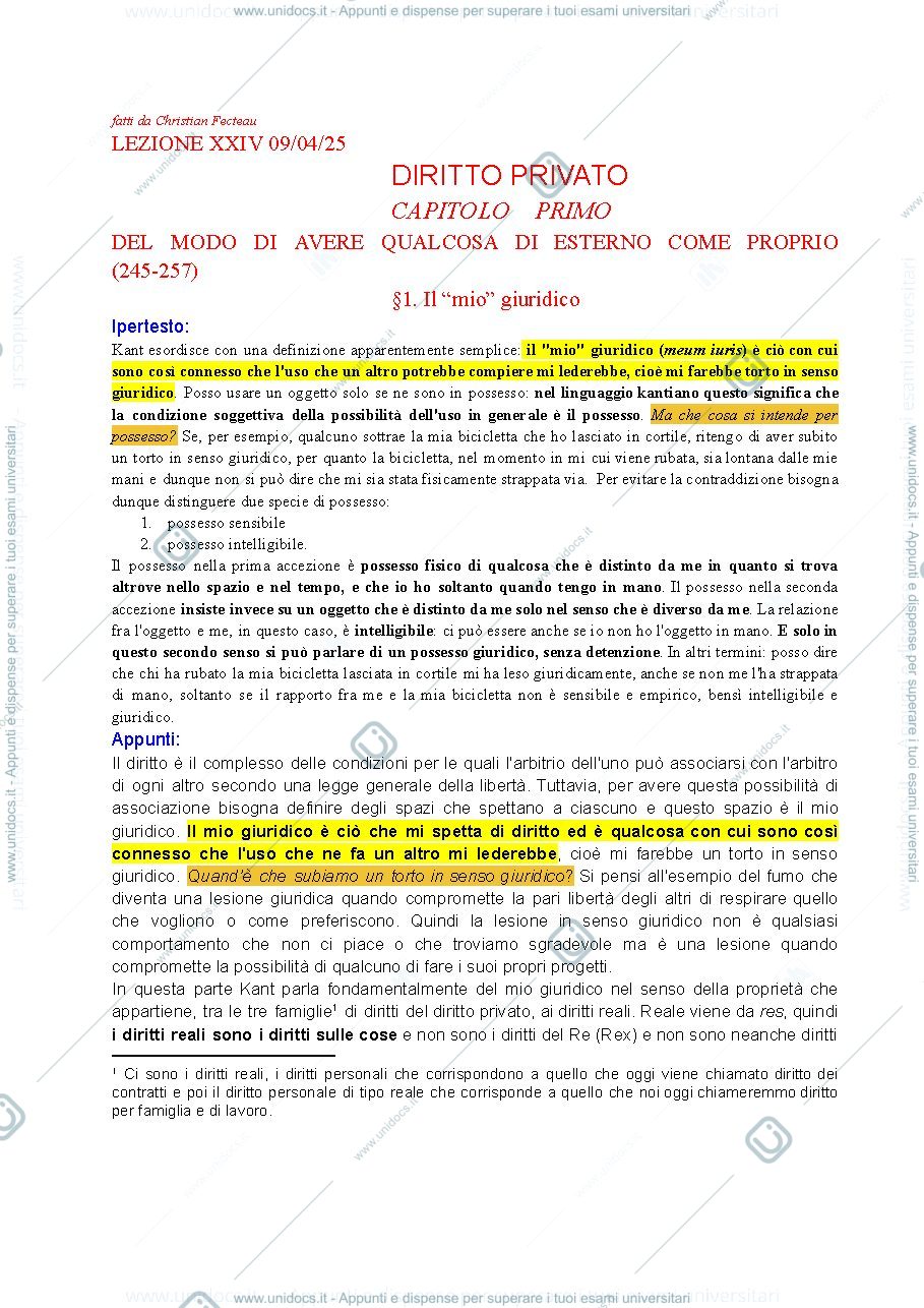 Anteprima pagina 1 — Appunti Filosofia Politica Pt2
