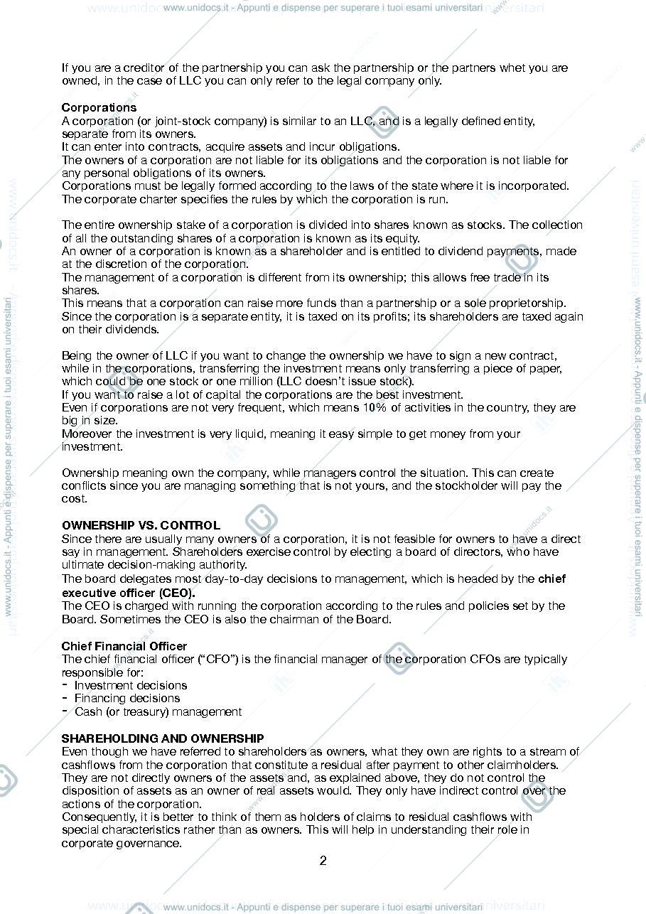 Anteprima pagina 2 — Finance and Risk management