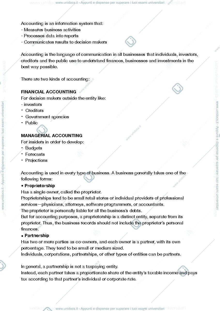 Anteprima pagina 1 — FINANCIAL ACCOUNTING Carlotta D'Este