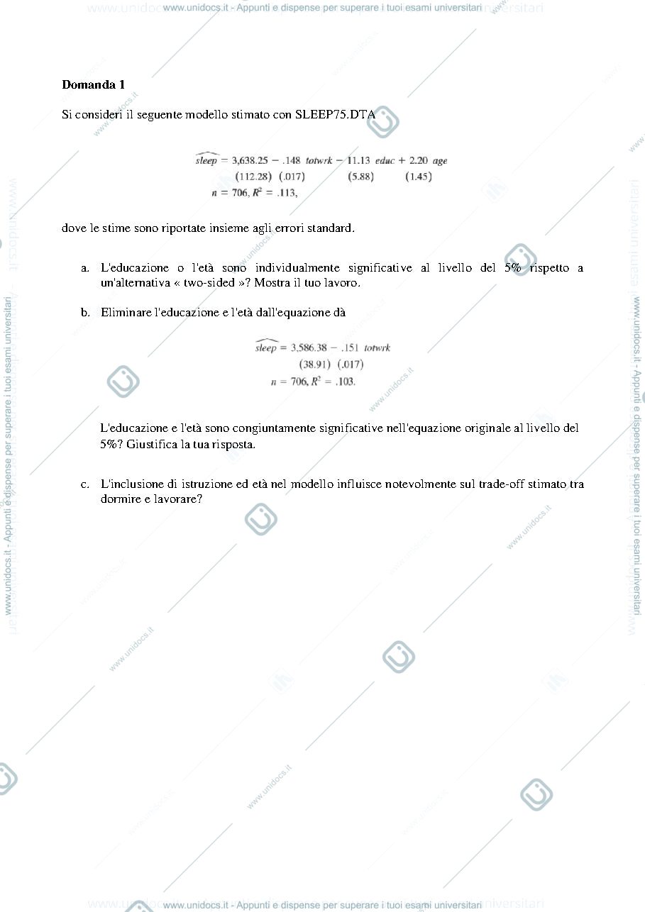 Anteprima pagina 1 — Homework
