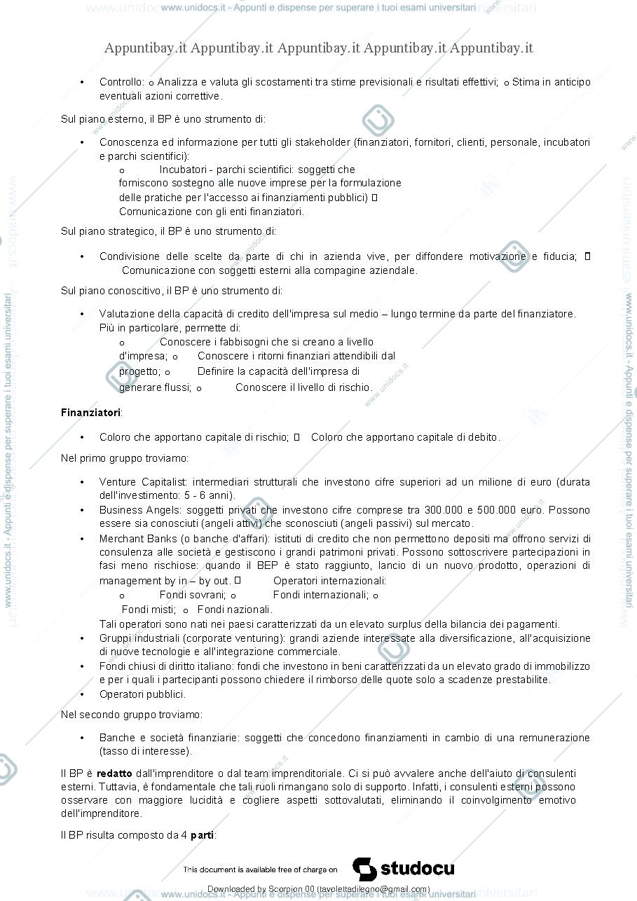 Anteprima pagina 4 — finanza aziendale corso progredito 