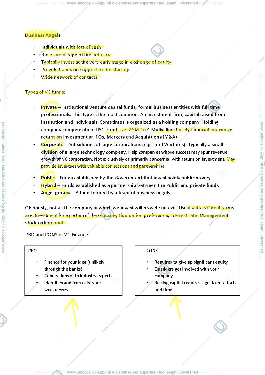 Anteprima pagina 2 — Appunti Financial Economic