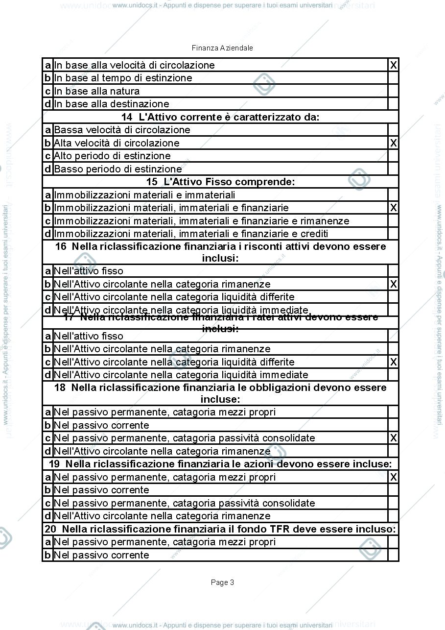 Anteprima pagina 3 — Finanza aziendale appunti per esame 