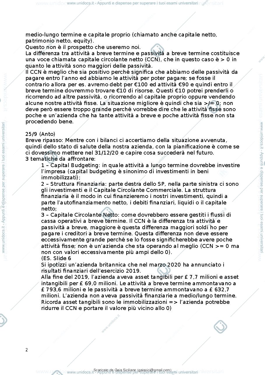 Anteprima pagina 3 — Finanza aziendale