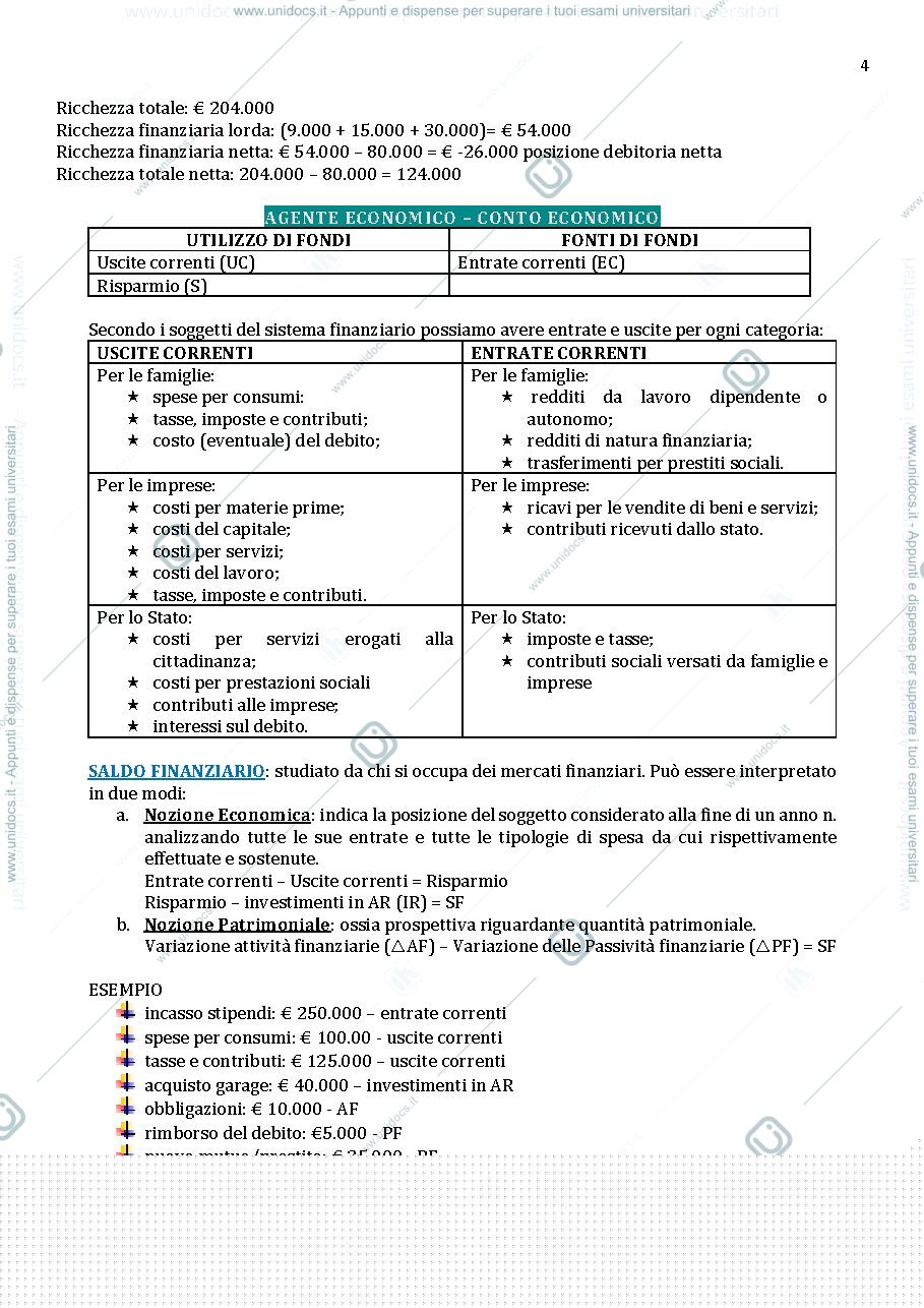 Anteprima pagina 4 — Finanza aziendale