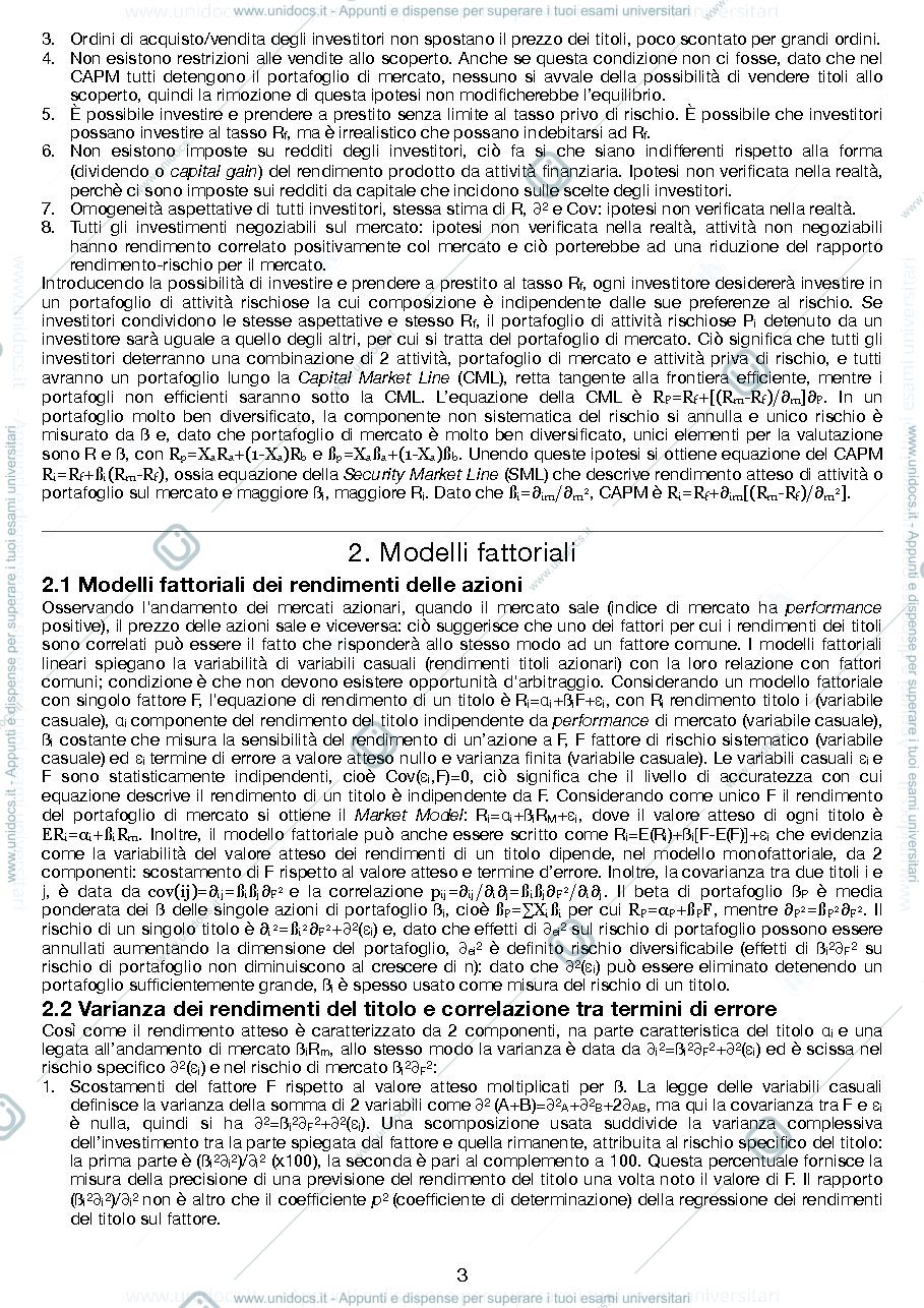 Anteprima pagina 3 — Sobobine lezioni Finanza Aziendale