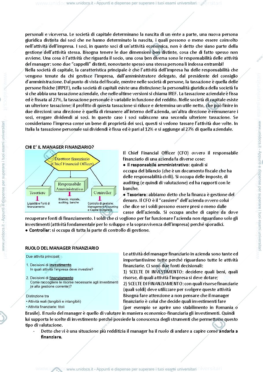 Anteprima pagina 3 — Appunti finanza