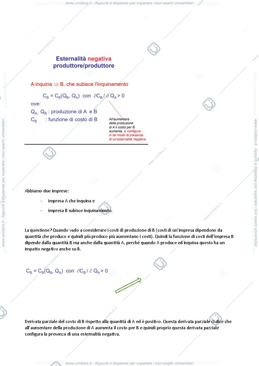 Anteprima pagina 3 — Esternalità - concetto esternalità