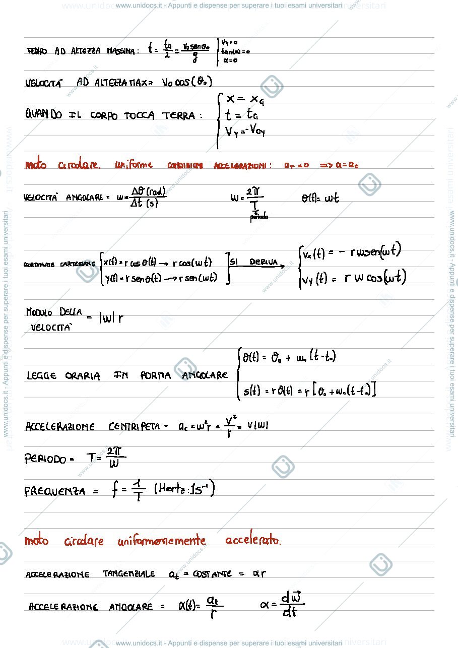 Anteprima pagina 3 — Formulario primo parziale Fisica I