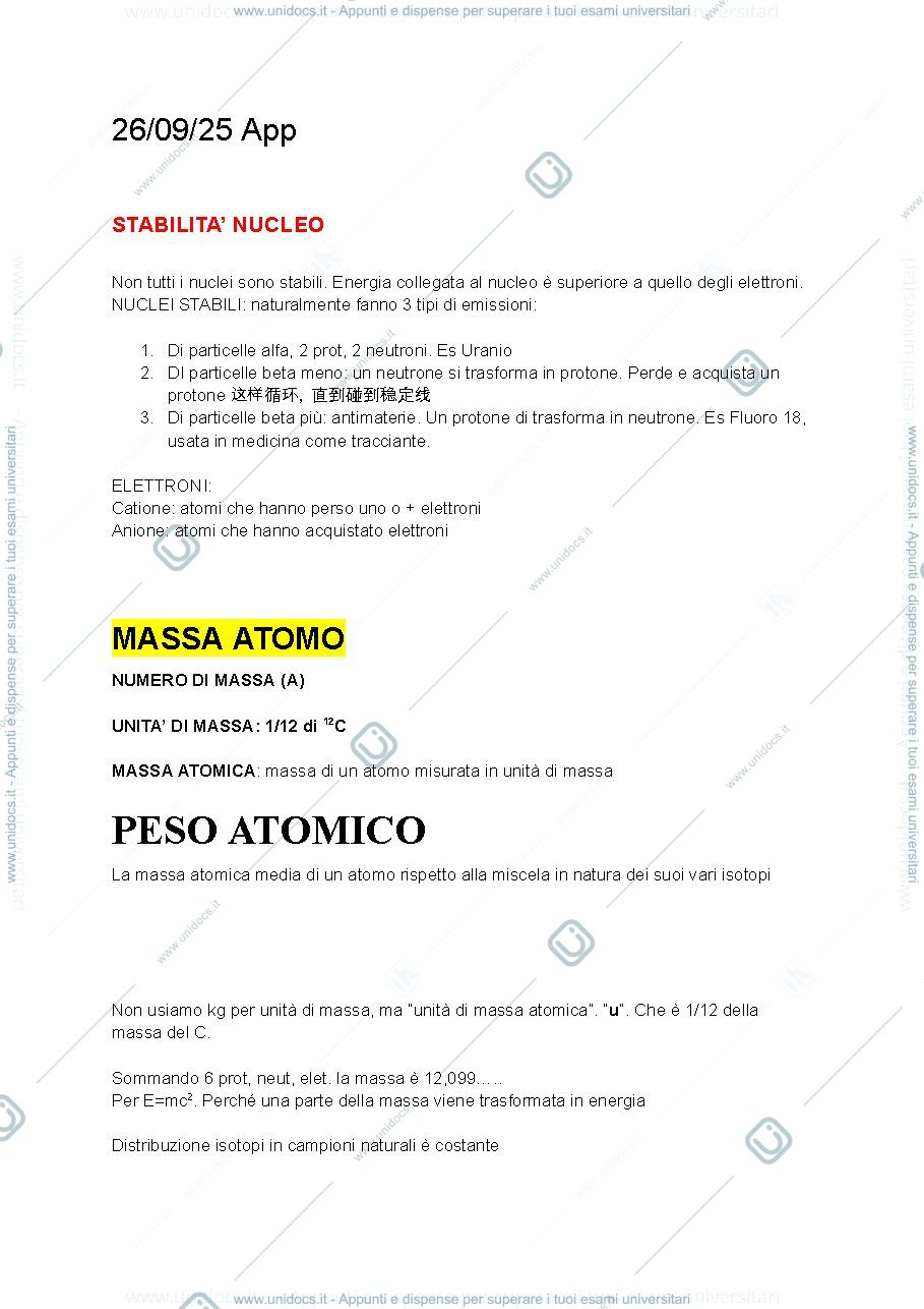 Anteprima pagina 3 — Chimica generale 