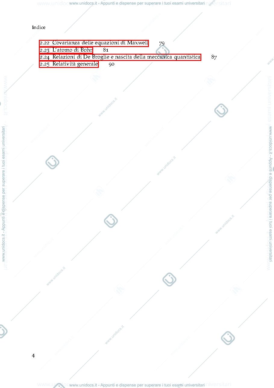 Anteprima pagina 4 — Onde e Relatività