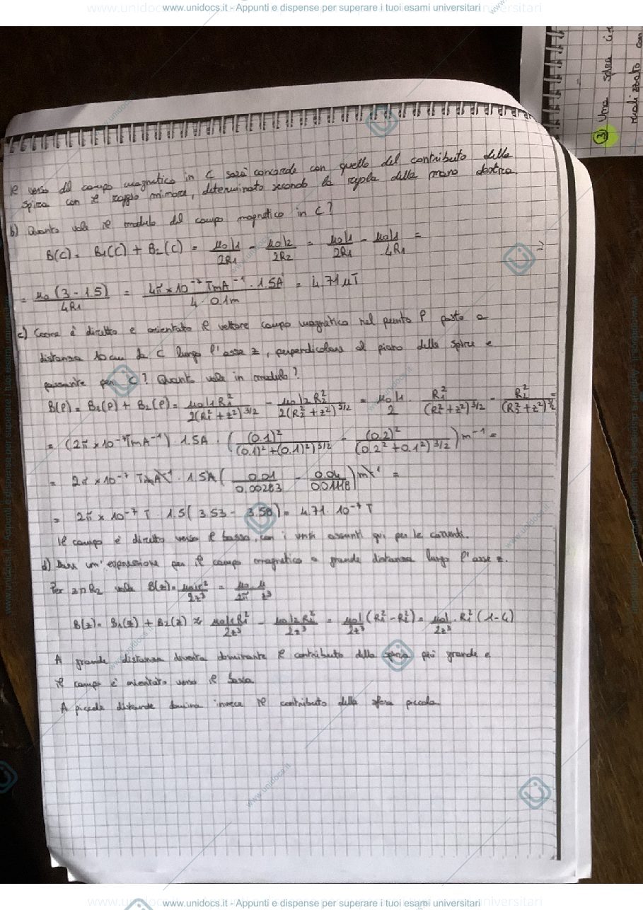 Anteprima pagina 1 — Esercizi esame 