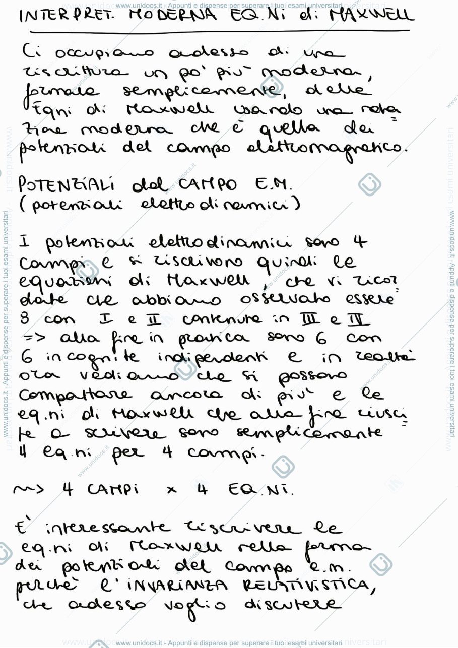 Anteprima pagina 1 — 6_bis_Visione moderna equazioni di Maxwell