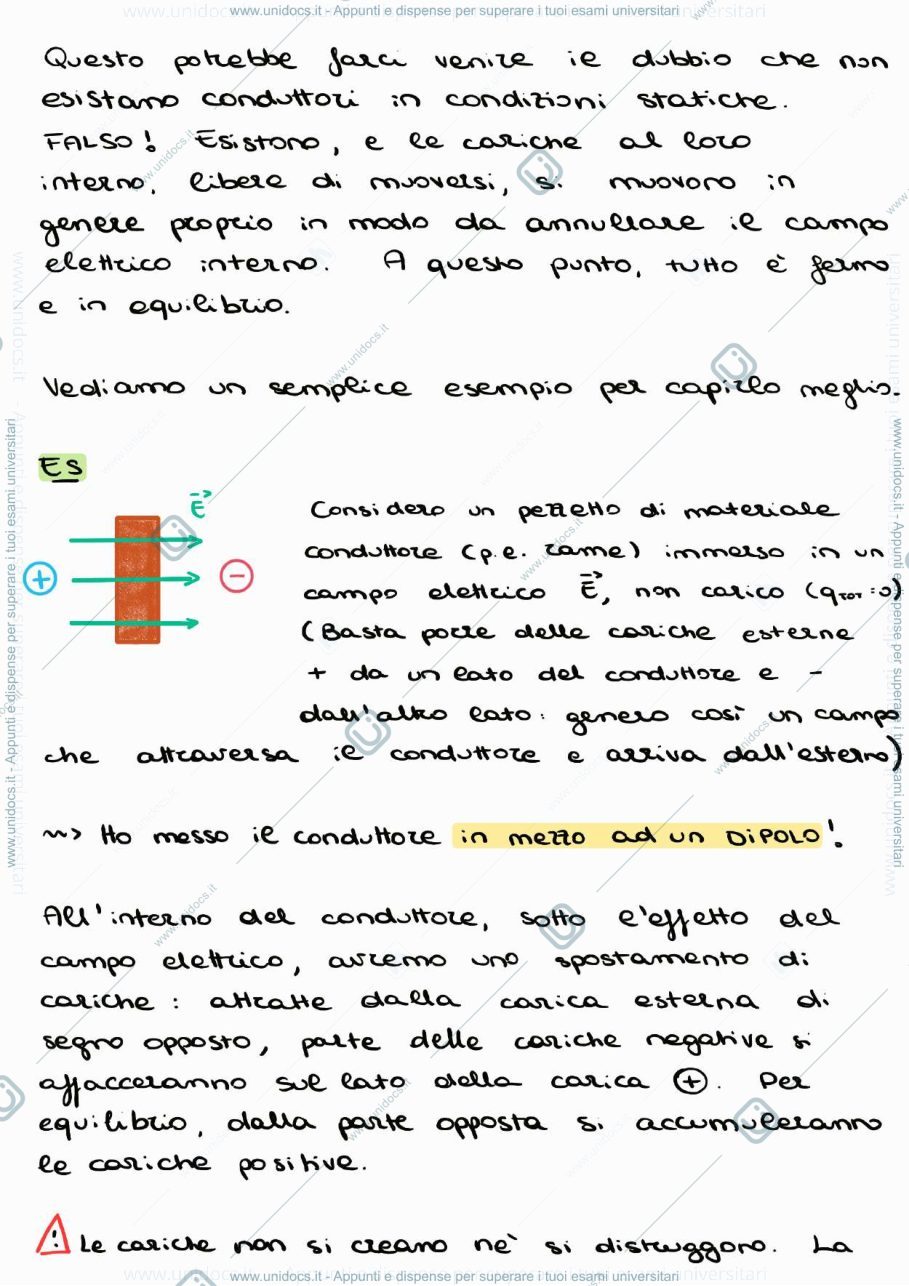 Anteprima pagina 4 — 1_2_Elettrostatica nei conduttori