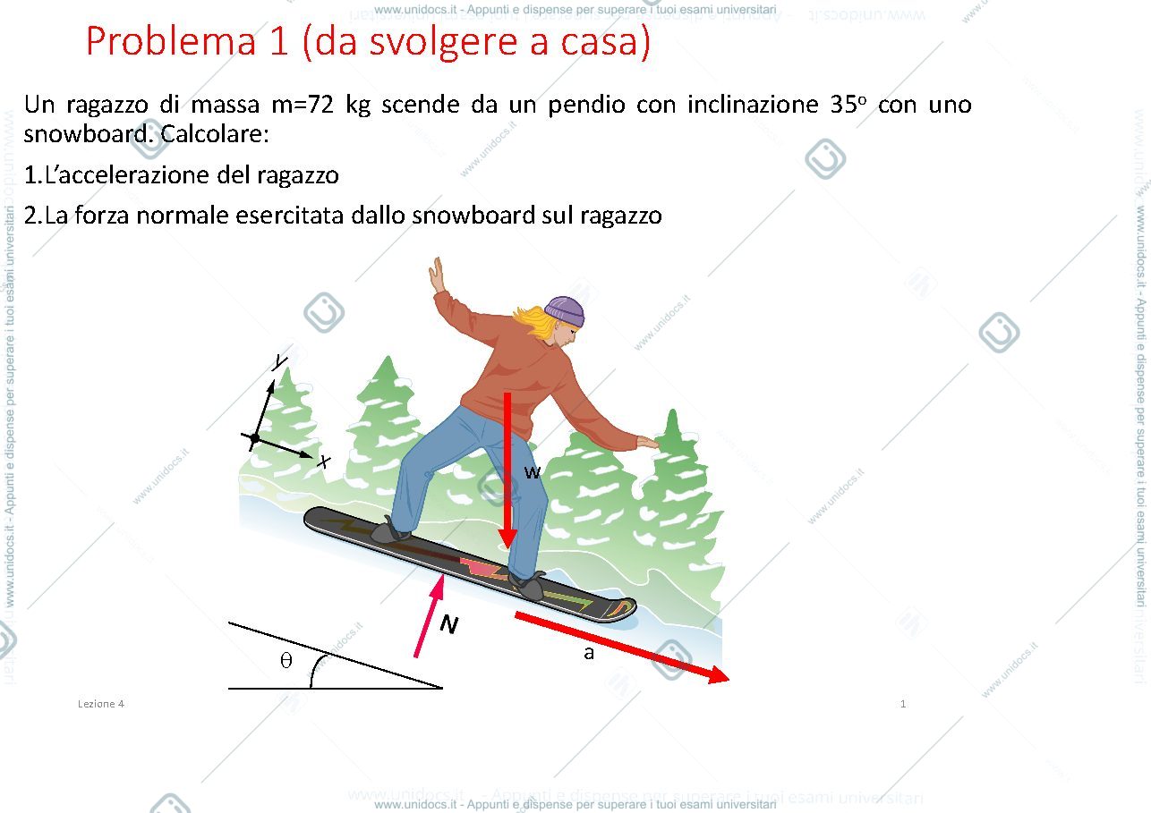 Anteprima pagina 1 — esercizi dinamica