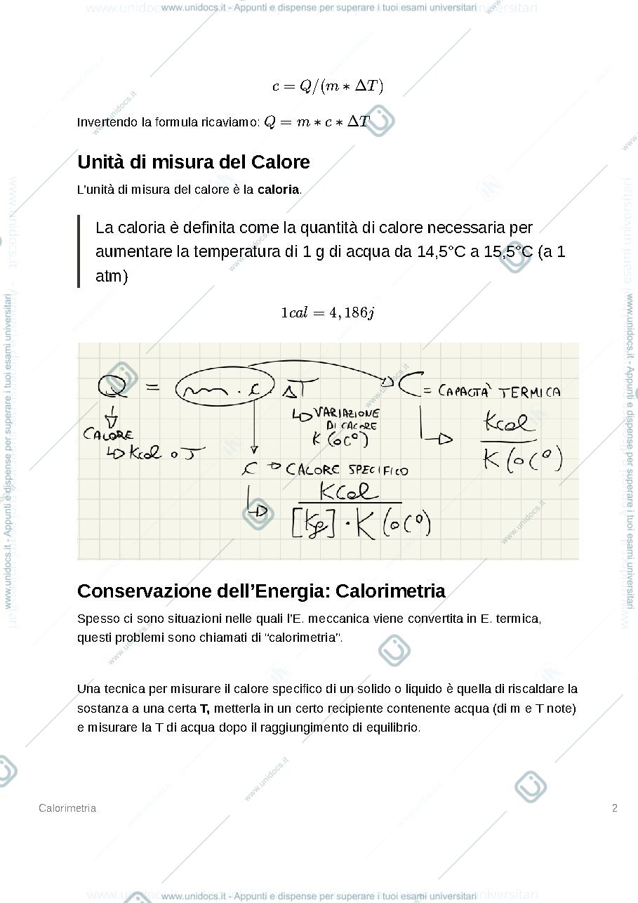Anteprima pagina 2 — Calorimetria