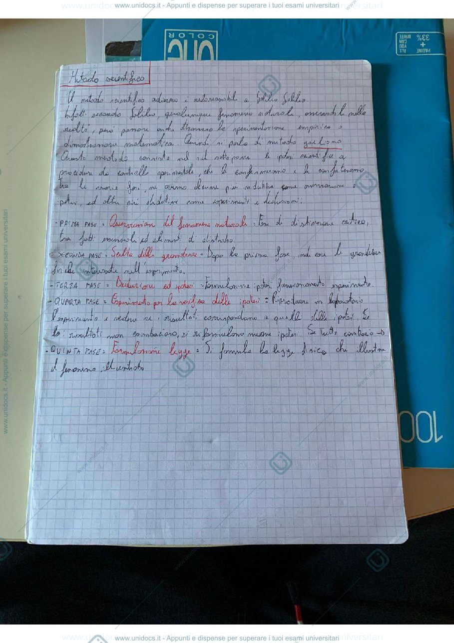 Anteprima pagina 1 — Fisica 1